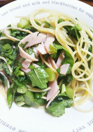 大根葉パスタサラダ-レシピのメイン写真