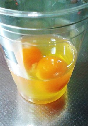 プラスチックカップで液垂れしません♪-レシピのメイン写真