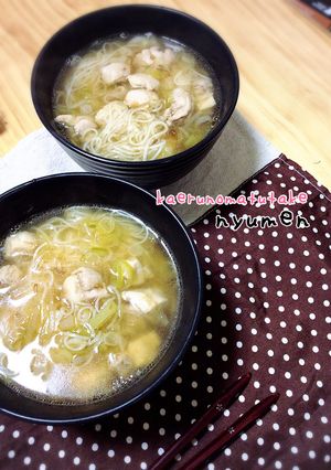 煮麺✿余ったお素麺を使って✿-レシピのメイン写真