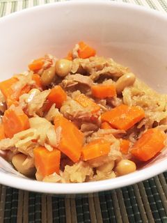 切り干し大根と大豆のツナ煮-レシピのメイン写真