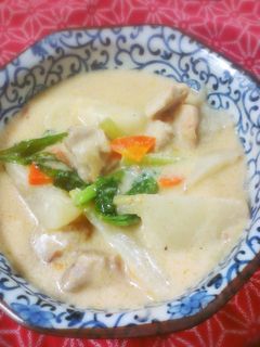 かぶと鶏肉の簡単♪ホワイトシチュー-レシピのメイン写真