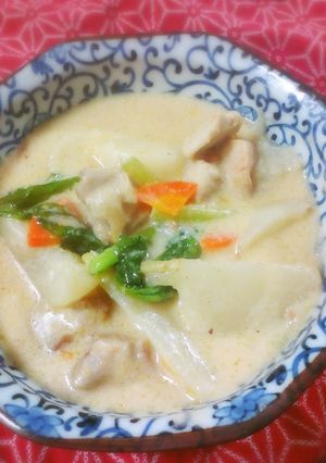 かぶと鶏肉の簡単♪ホワイトシチュー-レシピのメイン写真