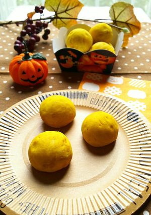 チーズ入り☆かぼちゃのミニパン-レシピのメイン写真