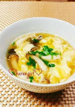 炊き込みやお寿司に♡きのこの卵スープ♡-レシピのメイン写真