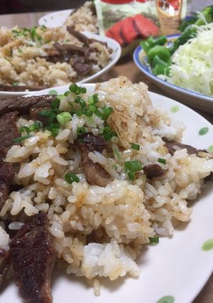 ステーキチャーハン-レシピのメイン写真