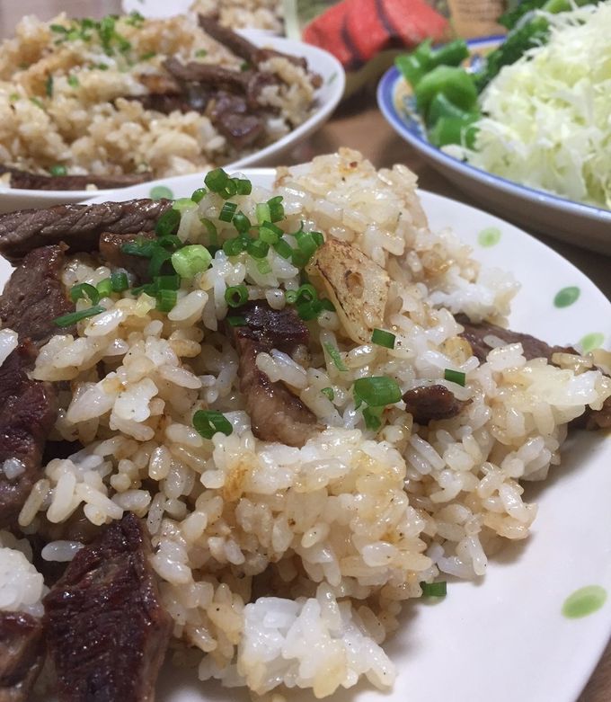 ステーキチャーハン-レシピのメイン写真