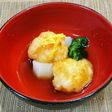 揚げ海老しんじょうのあごだしあんかけ