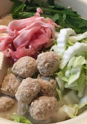 あごだしつゆで豆乳鍋-レシピのメイン写真