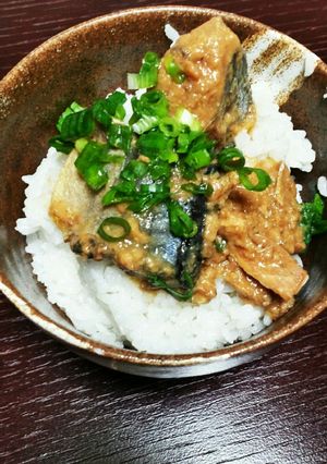 ♯さば味噌丼-レシピのメイン写真