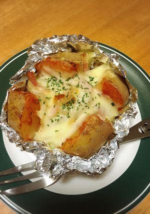 じゃがいものピザ風チーズ焼き-レシピのメイン写真
