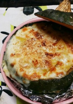 丸ごと食べれるｶﾎﾞﾁｬグラタン♡-レシピのメイン写真