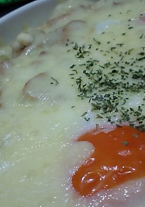 半熟卵の焼きカレー-レシピのメイン写真