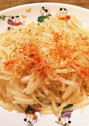 レンジで簡単！ピリ辛もやしの中華サラダ-レシピのメイン写真