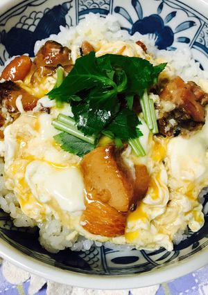 焼き鳥缶で簡単♪親子丼-レシピのメイン写真