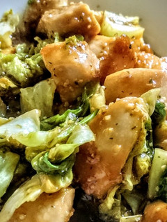 鶏むね肉とキャベツのオイスターソース炒め-レシピのメイン写真