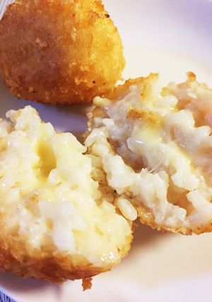リゾットでチーズinライスコロッケ-レシピのメイン写真