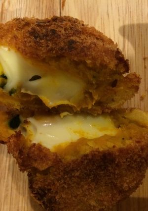 残り物で簡単、かぼちゃコロッケ ♩-レシピのメイン写真