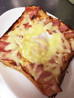 ベーコンとキャベツと卵のトースト-レシピのメイン写真