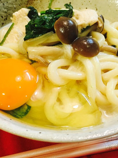 釜玉クリームうどん☆-レシピのメイン写真