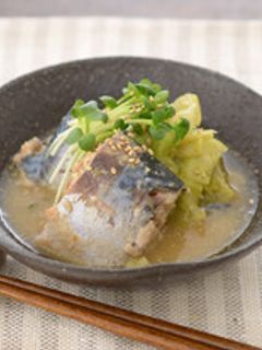 妊娠、授乳期に!サバ缶でさばの胡麻みそ煮-レシピのメイン写真