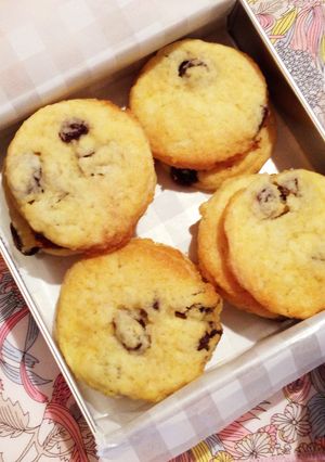 自家製ラムレーズンの型抜きクッキー♡-レシピのメイン写真