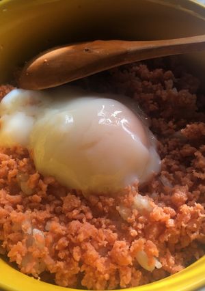 鮭✻温玉丼-レシピのメイン写真