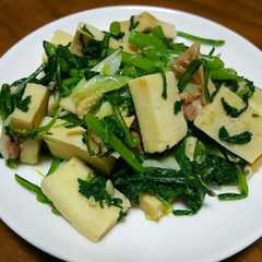 รูปของ ☆糖質制限☆高野豆腐と青菜炒め