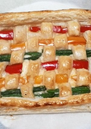 味付け失敗なし！☆カラフル編み込みパイ☆-レシピのメイン写真