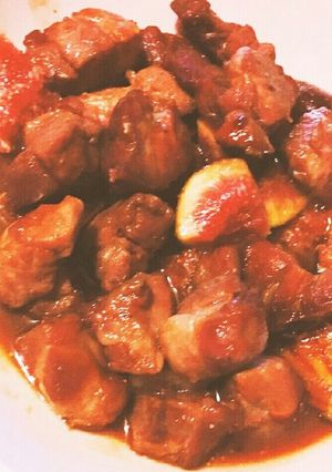 豚と無花果　黒酢風味-レシピのメイン写真