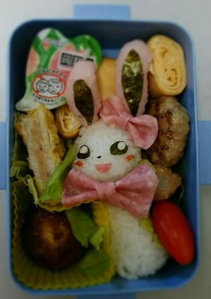キャラ弁当　簡単ポケモン　ニンフィア-レシピのメイン写真