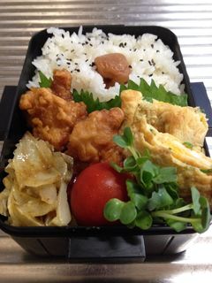 お弁当83★2016.10.20鳥の唐揚-レシピのメイン写真