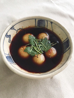 超簡単*すき焼き味の白玉団子-レシピのメイン写真