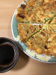 ねぎの青い部分で~ねぎチヂミ-レシピのメイン写真
