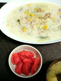 超簡単!豚バラと白菜の中華風クリーム煮♪-レシピのメイン写真