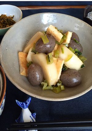 スグ出来る‼︎かぶと蒟蒻の炒め煮-レシピのメイン写真