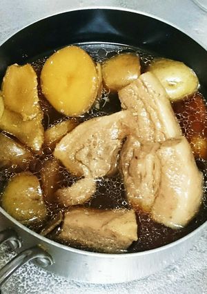電子レンジ圧力鍋で煮豚-レシピのメイン写真