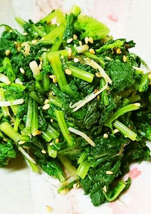 ご飯がすすむ、大根葉のおひたし-レシピのメイン写真