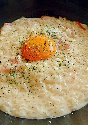カルボナーラリゾット-レシピのメイン写真