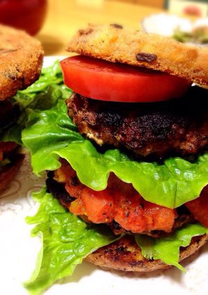 がんもどきがバンズ代わり☆がんもバーガー-レシピのメイン写真