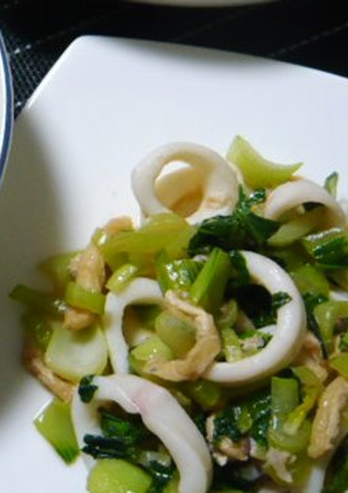 水いかと油あげのさっと煮☆-レシピのメイン写真
