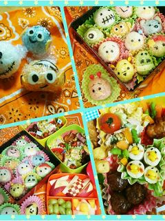 キャラ弁ディズニーツムツムおにぎり-レシピのメイン写真