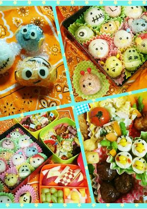 キャラ弁ディズニーツムツムおにぎり-レシピのメイン写真