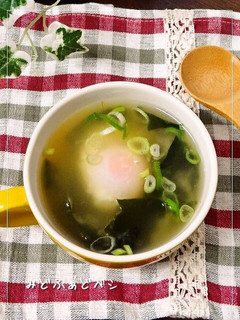 簡単✿ダシダの即席うま玉味噌スープ-レシピのメイン写真