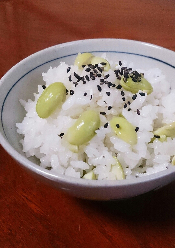 簡単！枝豆(黒豆)ご飯-レシピのメイン写真