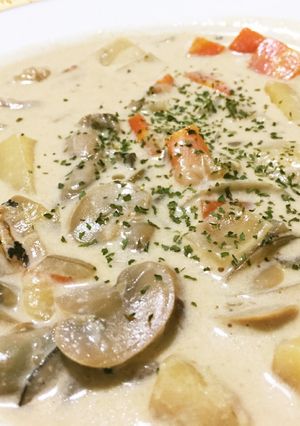 牡蠣入りの美味しいクラムチャウダー✨-レシピのメイン写真