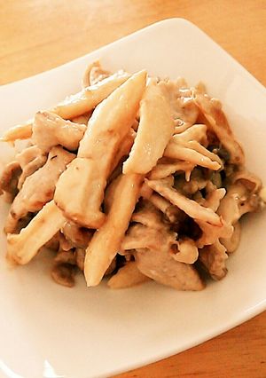 豚肉ときのこのチーズオイスター炒め-レシピのメイン写真