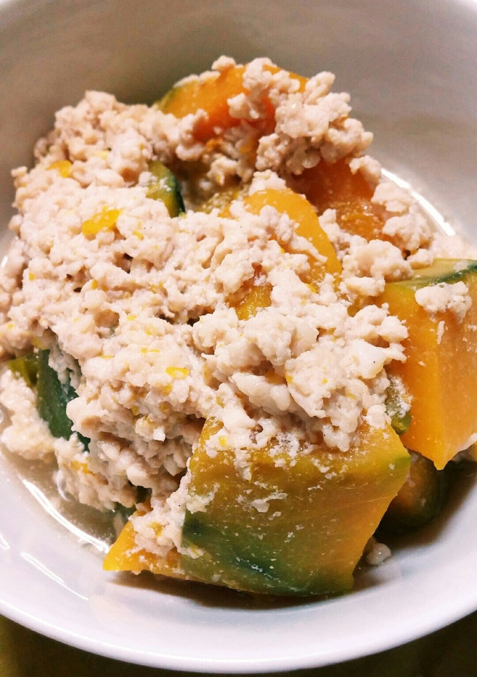 かぼちゃのそぼろ煮。そぼろが肝心-レシピのメイン写真