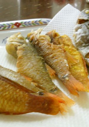 小魚(ネンブツダイ、ベラ、タカベ）唐揚げ-レシピのメイン写真