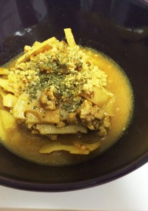 レンコンと豚ミンチのスパイスカレー-レシピのメイン写真