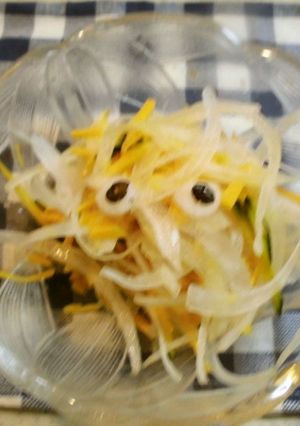 玉ねぎとかぼちゃのおばけサラダ-レシピのメイン写真
